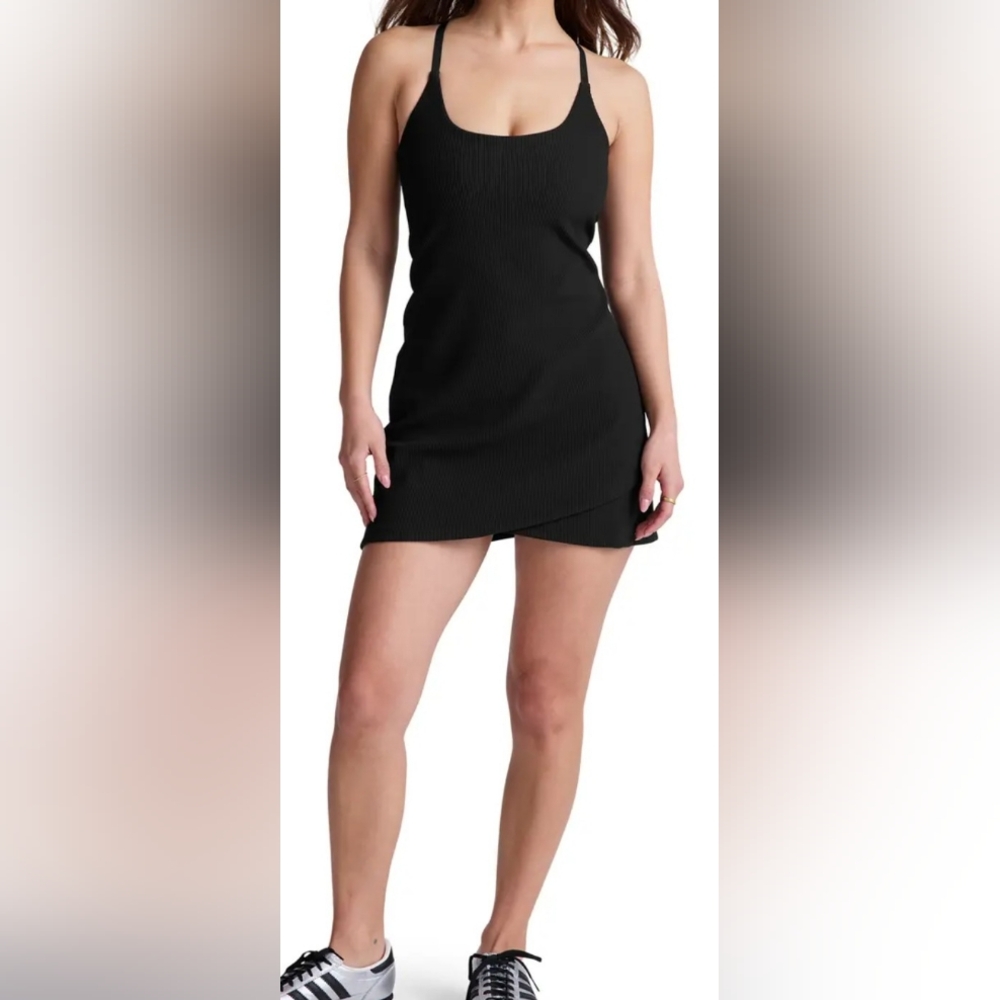 Beyond Yoga The Line Rib Active Minidress